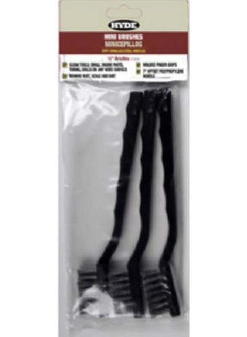 أداة هايد 46650 فرشاة صغيرة بشعيرات من الفولاذ المقاوم للصدأ، عبوة 3، النسخة الأصلية، 3 قطع