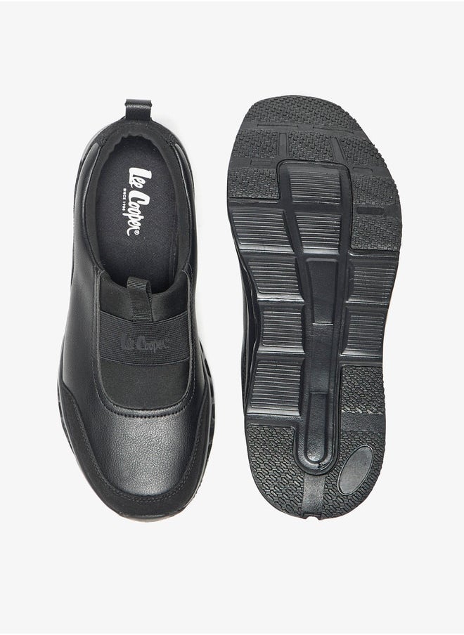 Lee Cooper - Women's Monotone Slip-On Low Ankle Sneakers - Image 1