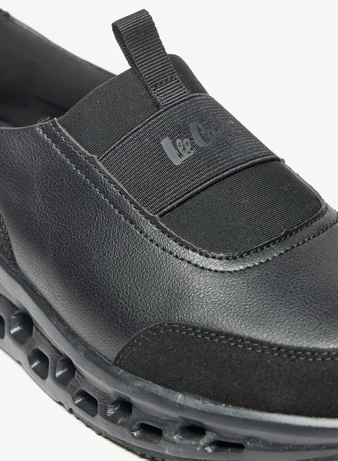 Lee Cooper Women's Monotone Slip-On Low Ankle Sneakers