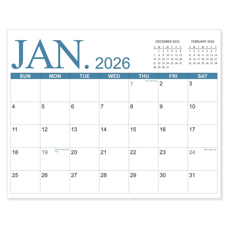 Tuun Fuplan Calendar 2026 - Magnetic Fridge Calendar from January 2026 to June 2027, The Perfect Monthly Refrigerator Calendars 2026 for Family or Kitchen, Seasonal, 8.5'' x 11'', Four Color - Image 1