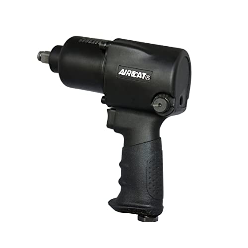 AIRCAT Pneumatic Tools 1431: 1/2-Inch Impact Wrench 1,000 ft-lbs of Torque - Standard Anvil - Image 1