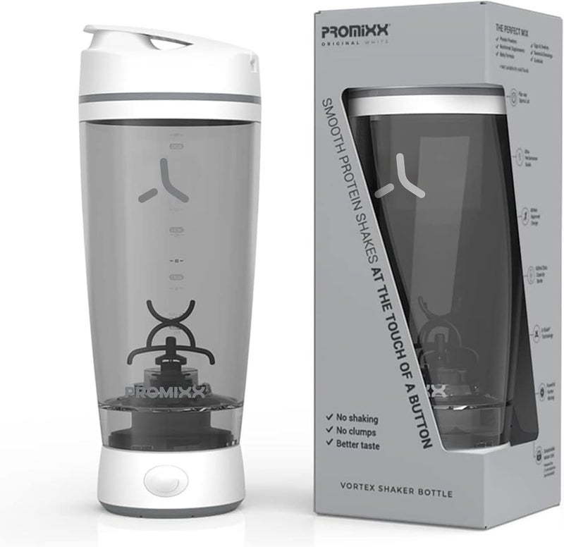 بروميكس PROMiXX Original Shaker Bottle | Battery-powered for Smooth Protein Shakes - BPA Free | 600ml Cup - Image 1