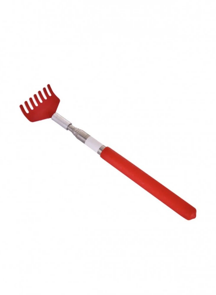Red cross-section back scratcher, 68cm, extendable - Image 4
