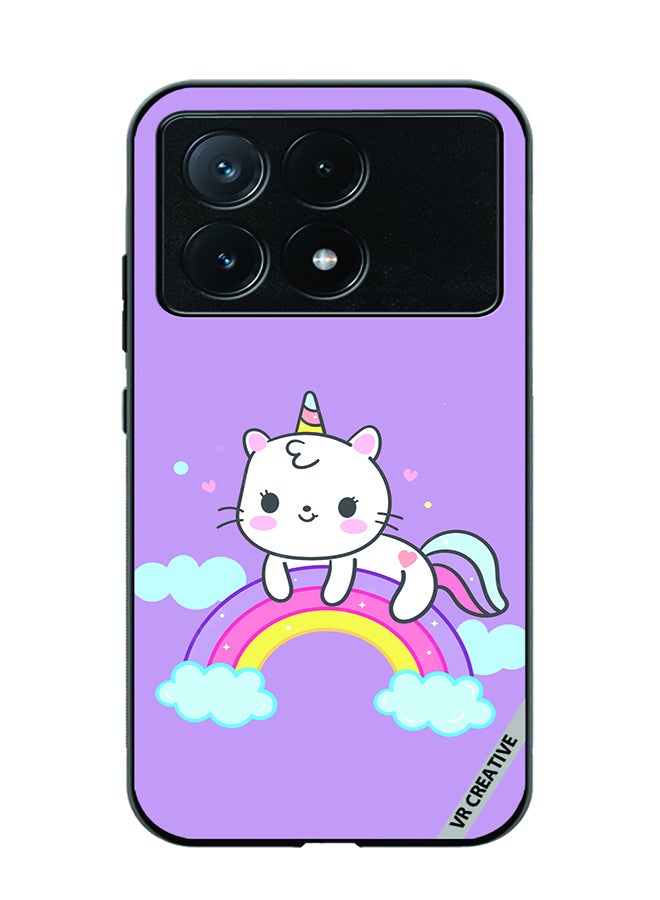 VR CREATIVE Protective Case Cover For Xiaomi Poco X6 Pro Unicorn Design Multicolour - Image 1