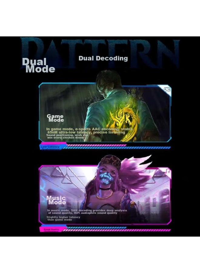 Senbowe Bluetooth In-Ear Headphones, Low Latency Gaming Headset, Wireless For Mobile Games, Compatible With Apple, Huawei, Android, Xiaomi - Image 5