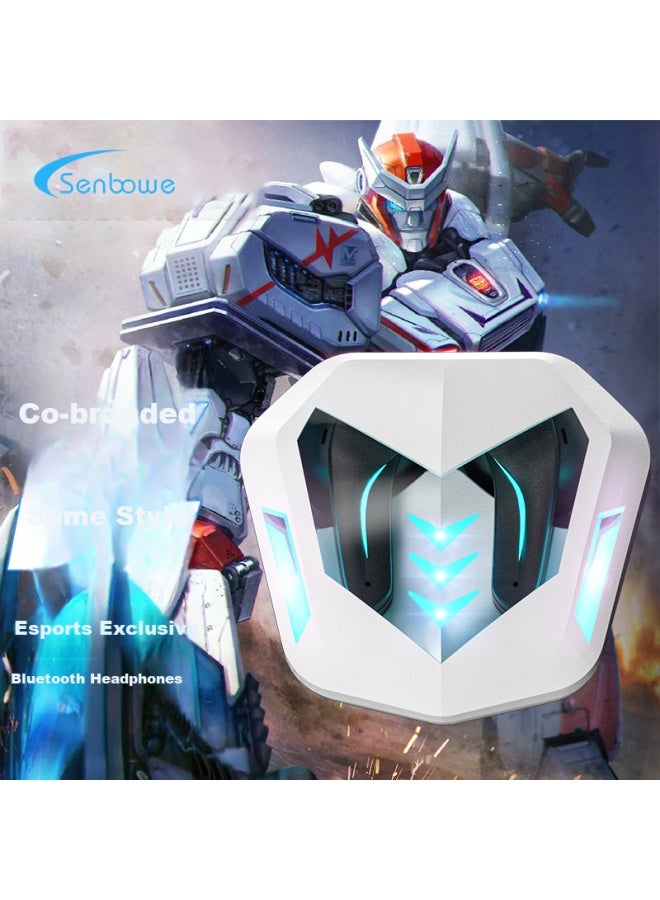 Senbowe Bluetooth In-Ear Headphones, Low Latency Gaming Headset, Wireless For Mobile Games, Compatible With Apple, Huawei, Android, Xiaomi - Image 2