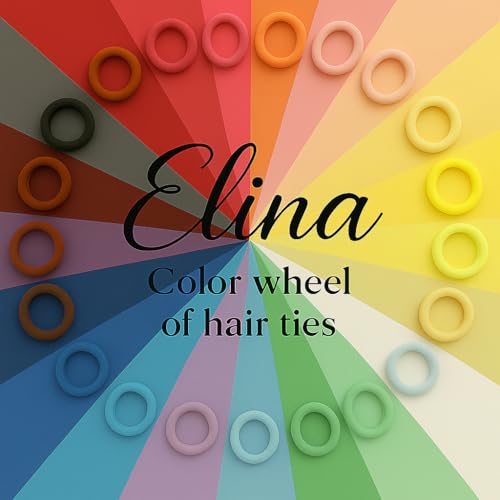 Elina 30 Pcs Multi Colors Hair Ponytail Holder Elastic Cotton Soft Thick Thin Head Rubber Bands for Girls, Kids, Women, Buns, Ties (Pack of 30)(Multi Colors) - Image 4