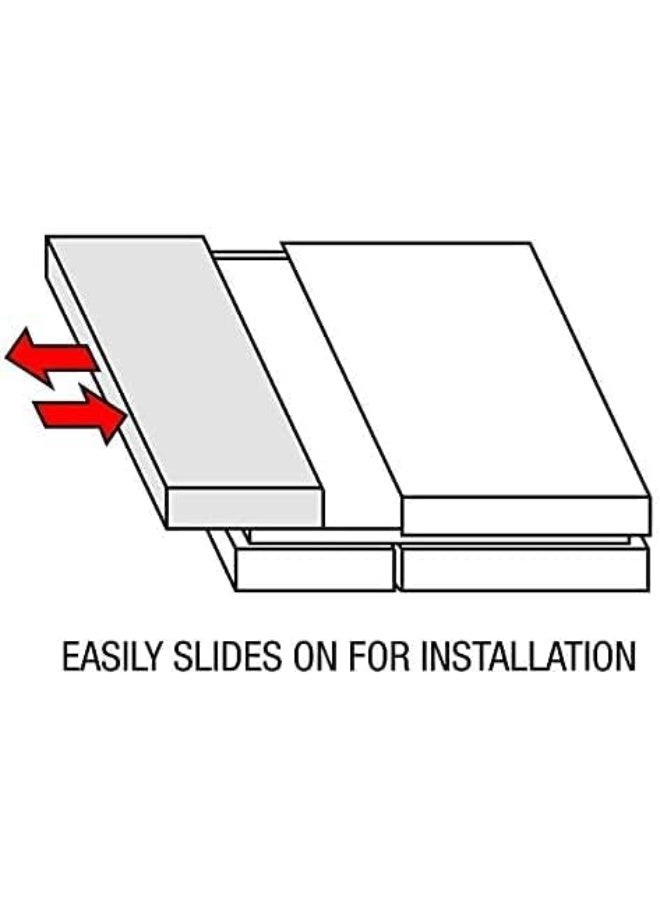 eWINNER Solid Matte HDD Bay Hard Drive Cover Shell Compatible with Playstation 4 PS4 Console Replacement Case Faceplate - Image 4