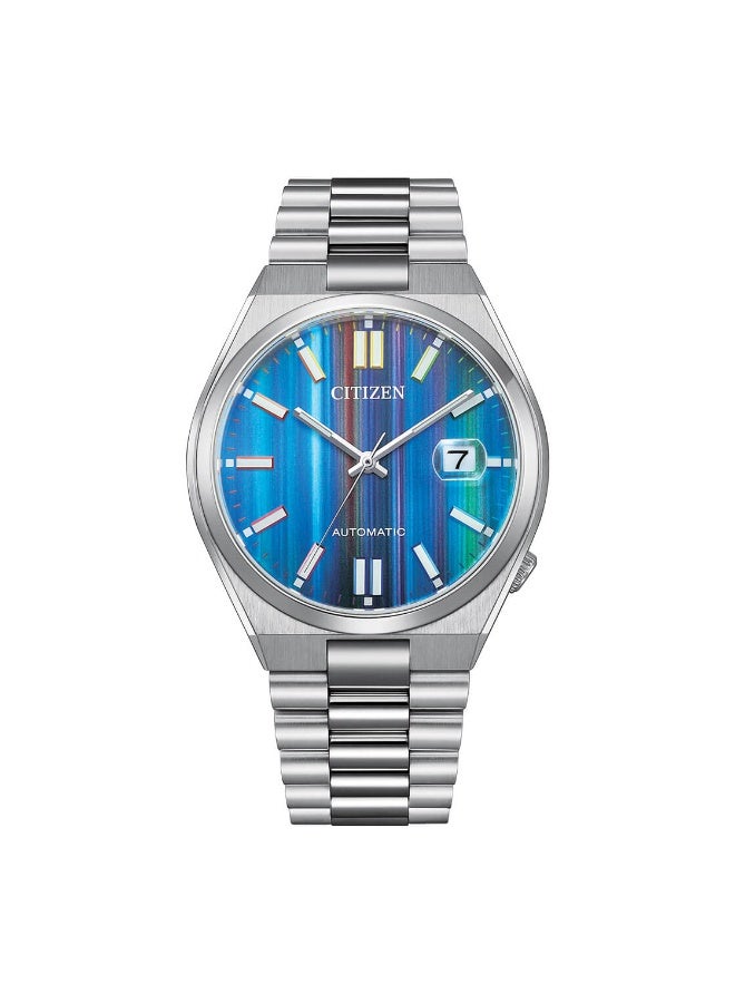 Citizen Tsuyosa NJ0151-53W Automatic Men's Watch | Spectrum Rainbow Dial | Stainless Steel Bracelet | Sapphire Crystal | 40mm - Image 1