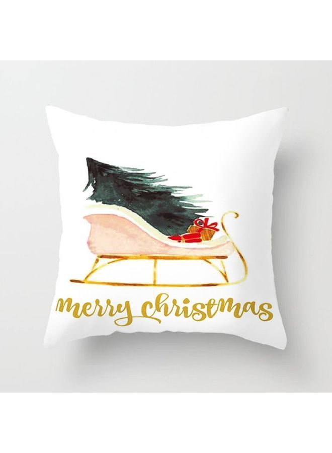 NIBEMINENT Printed Cushion Cover White/Red/Green