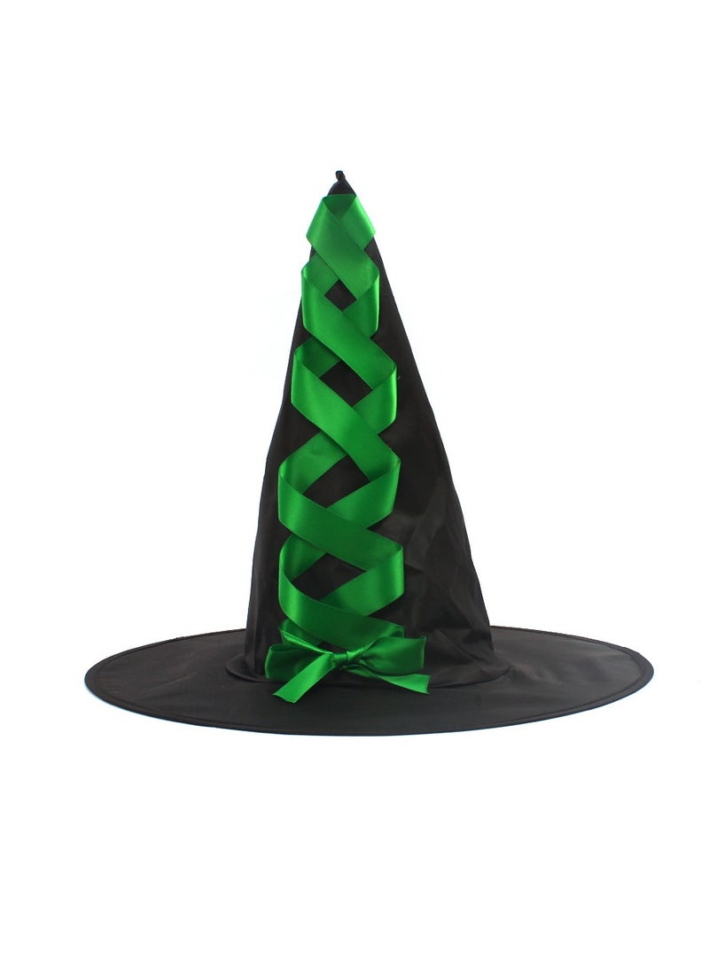 Three-Piece Sett WitchDress Bat Sleeve Witch Dress Cosplay Girl Dress - Image 5