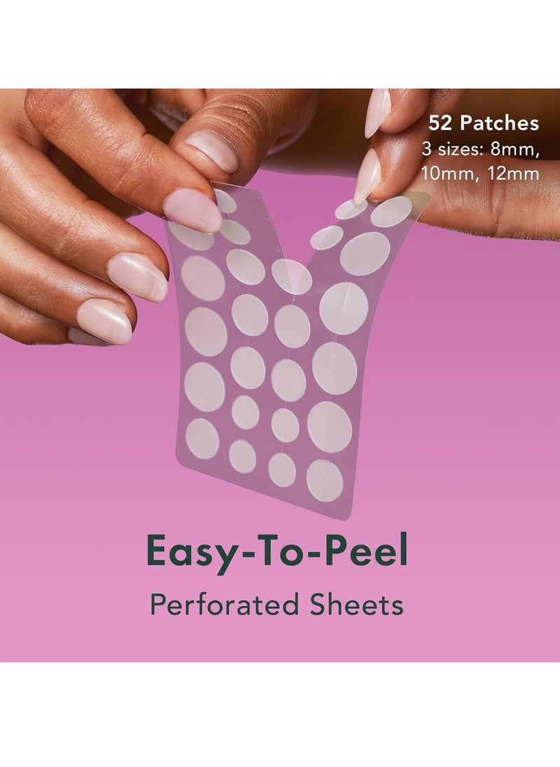 Rael BEAUTY - Rael Pimple Patches, Miracle Overnight Spot Cover - Hydrocolloid Acne Patch for Face, Zit & Blemish, Thicker & Extra Adhesion, Absorbing Cover, All Skin Types, Vegan, Cruelty Free, 3 Sizes (52 Count) - Image 1
