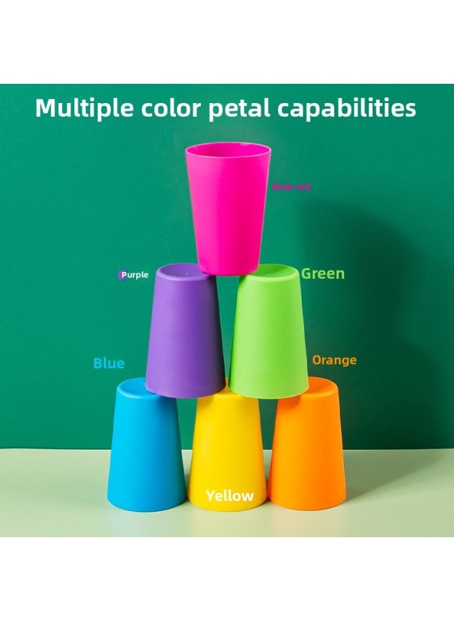 Children's Competitive Cup Quick-stack Cup Kindergarten Early Education Intelligence Color Cognition Parent-child Interactive Board Game Toys Cross-border-Color:Grab The Double Stacking Cup + Upgraded Color Memory Chess