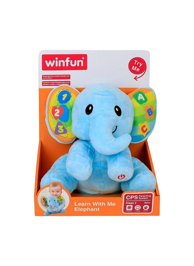 WinFun Winfun Learn with Me Elephant Soft Toy  - Image 2