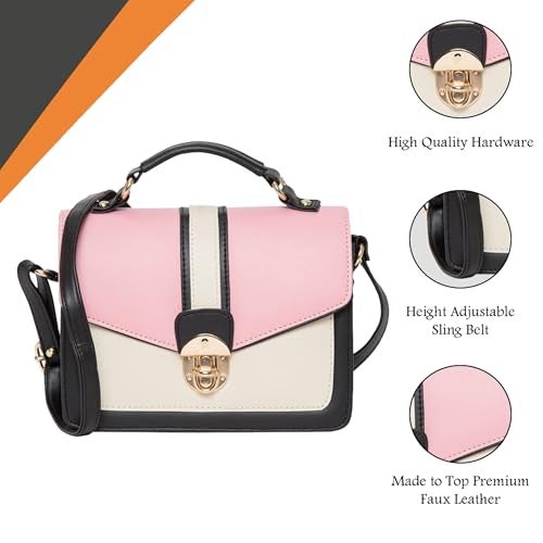 ADISA Women's Sling Bag (Pink) - Image 4