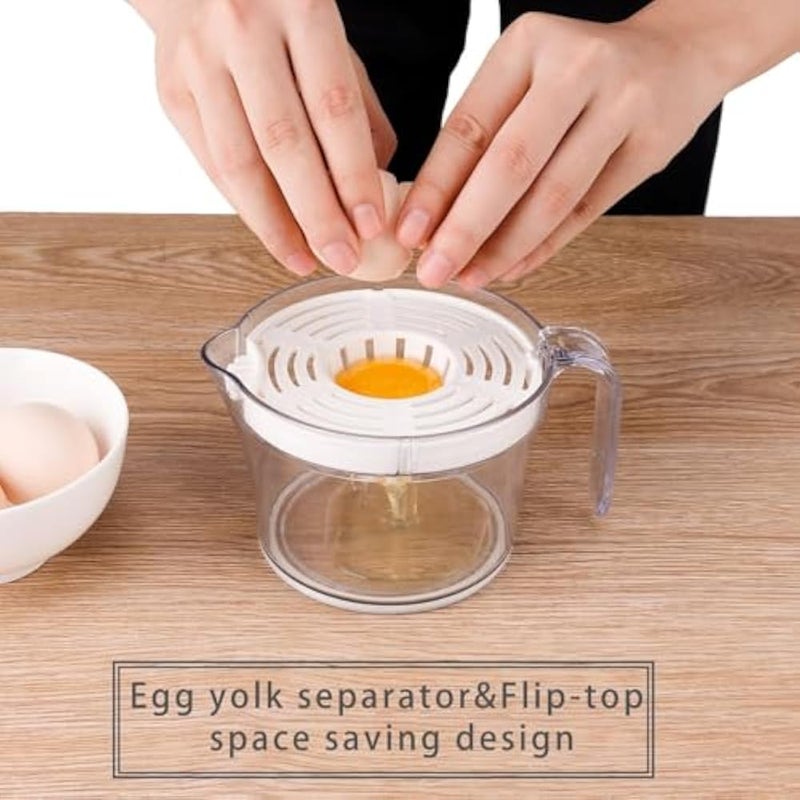 Citrus Juicer Manual Hand Press Orange Lemon Squeezer With Container Easy Juice Extractor Kitchen Tool Durable Plastic Compact Design 500ML - Image 4