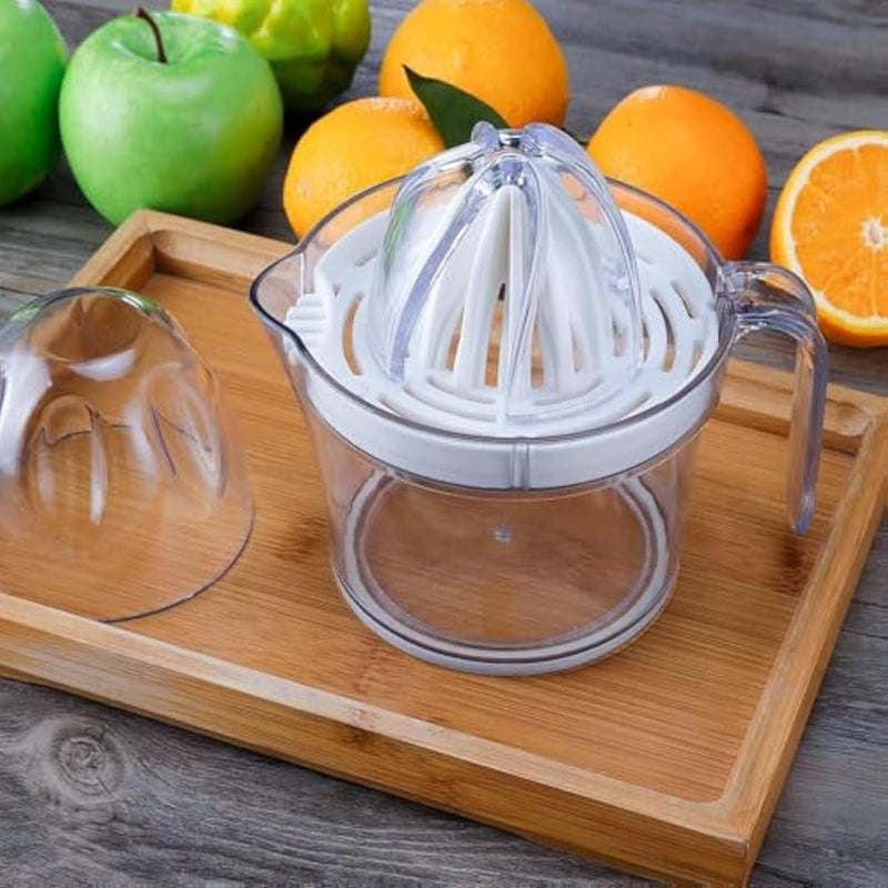 Citrus Juicer Manual Hand Press Orange Lemon Squeezer With Container Easy Juice Extractor Kitchen Tool Durable Plastic Compact Design 500ML - Image 5