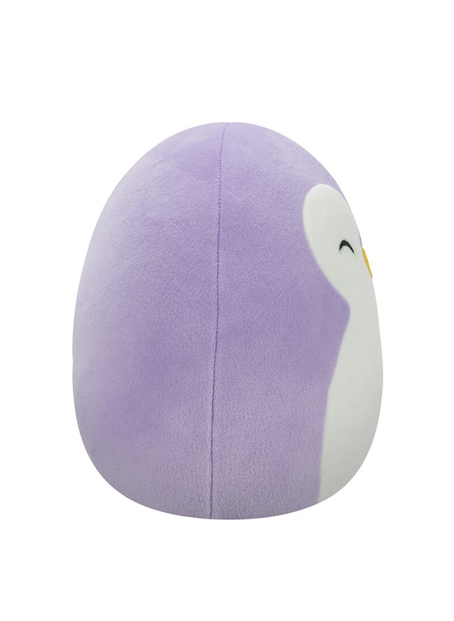 Squishmallows Little Plush 7.5 inch Elle Purple Penguin with Closed Eyes and White Belly Officially Licensed Kellytoy Plush Toy Colorful Soft Gift for Kids Girls & Boys Washable Squishy Stuff Toy Multicolor All Age  - Image 3