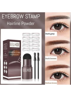 One Step Eyebrow Stamp Shaping Kit Set With 10 Stencils Makeup Long Lasting Waterproof Dark Brown - pzsku/Z140D63F7B21D6011F319Z/45/_/1707244702/7b845941-1d5a-4cbc-a44e-bb4638998235