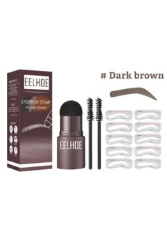 One Step Eyebrow Stamp Shaping Kit Set With 10 Stencils Makeup Long Lasting Waterproof Dark Brown - pzsku/Z140D63F7B21D6011F319Z/45/_/1707244722/115e6ceb-c3d7-418c-a958-ef8e000bbf26