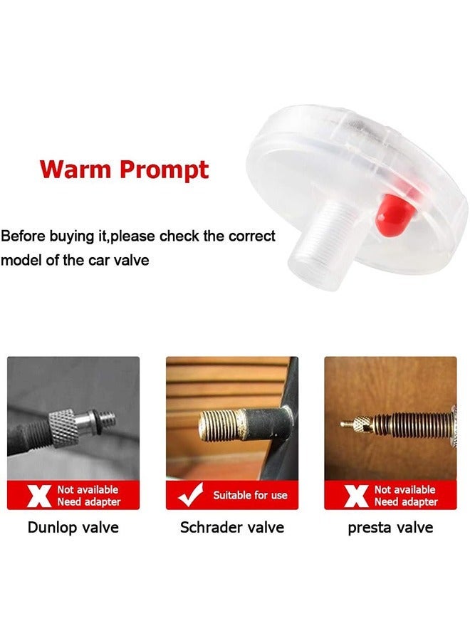 general Solar Car Tire Wheel Lights LED Car Wheel Tire Air Valve Cap Light with Motion Sensors Flashing Colorful LED Gas Nozzle Cap Tire Light Use for Car Motorcycles Bicycles （Pack of 4） - Image 4