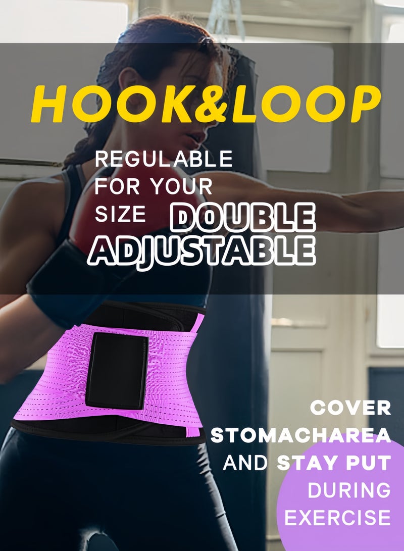 HALAMODO Waist Trainer Belt for Women Neoprene Waist Cincher Trimmer Slimming Body Shaper for Weight Loss Back Support Sweat Wrap for Fitness and Gym Workout  - Image 3