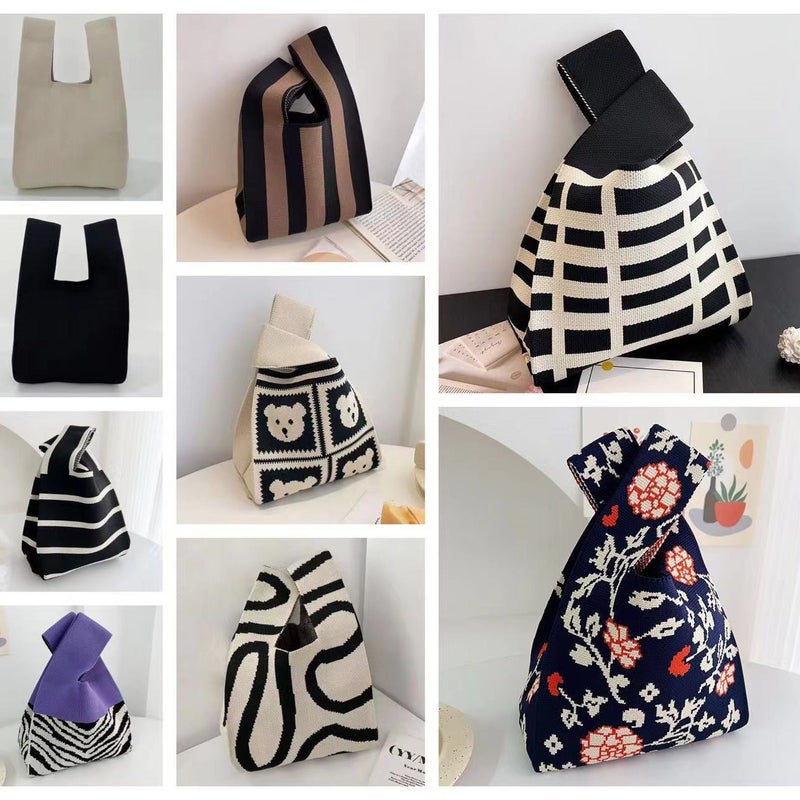 Knitted Handbag Bag Women'S Handbag Hand Gift 100-Day Banquet Vest Bag Knitted Bag Knitted Bag Factory - Image 2