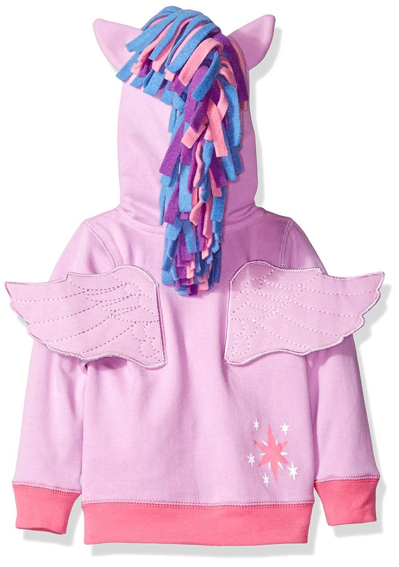 My Little Pony Girls' Twilight Sparkle Cosplay Hoodie, Twilight Sparkle, 6X - Image 2