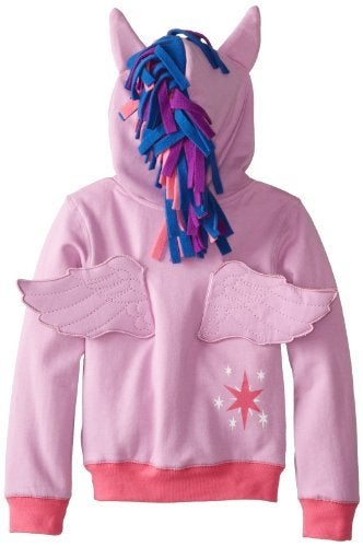 My Little Pony Girls' Twilight Sparkle Cosplay Hoodie, Twilight Sparkle, 6X - Image 3