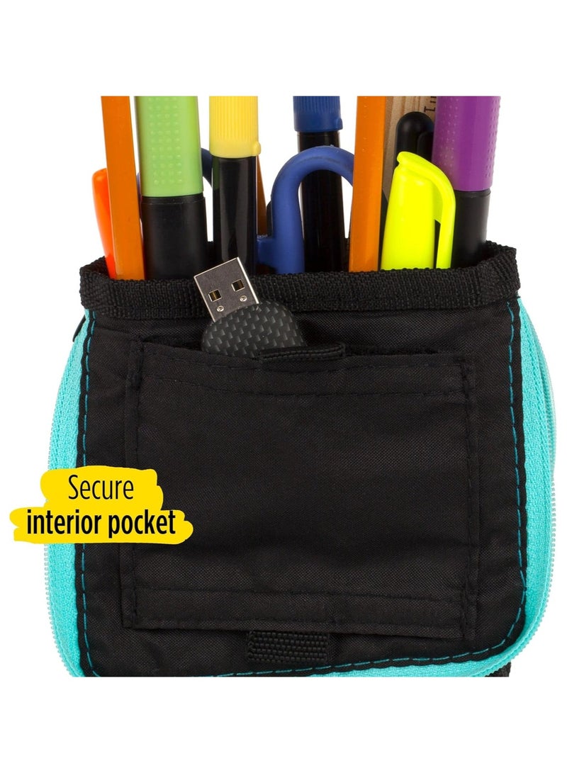 Five Star Pencil Pouch Fits 3 Ring Binder Pencil Case Assorted Colors 1 Count  - Image 4