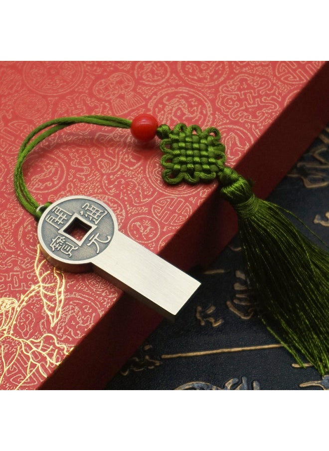 Generic USB Flash Disk 16g Tiger Year Creative Metal USB Flash Disk 3.0 Chinese Style Gift USB Flash Disk 32g Car Music USB Flash Disk 64g-Color:Ingot-Capacity:64GB  - Image 1