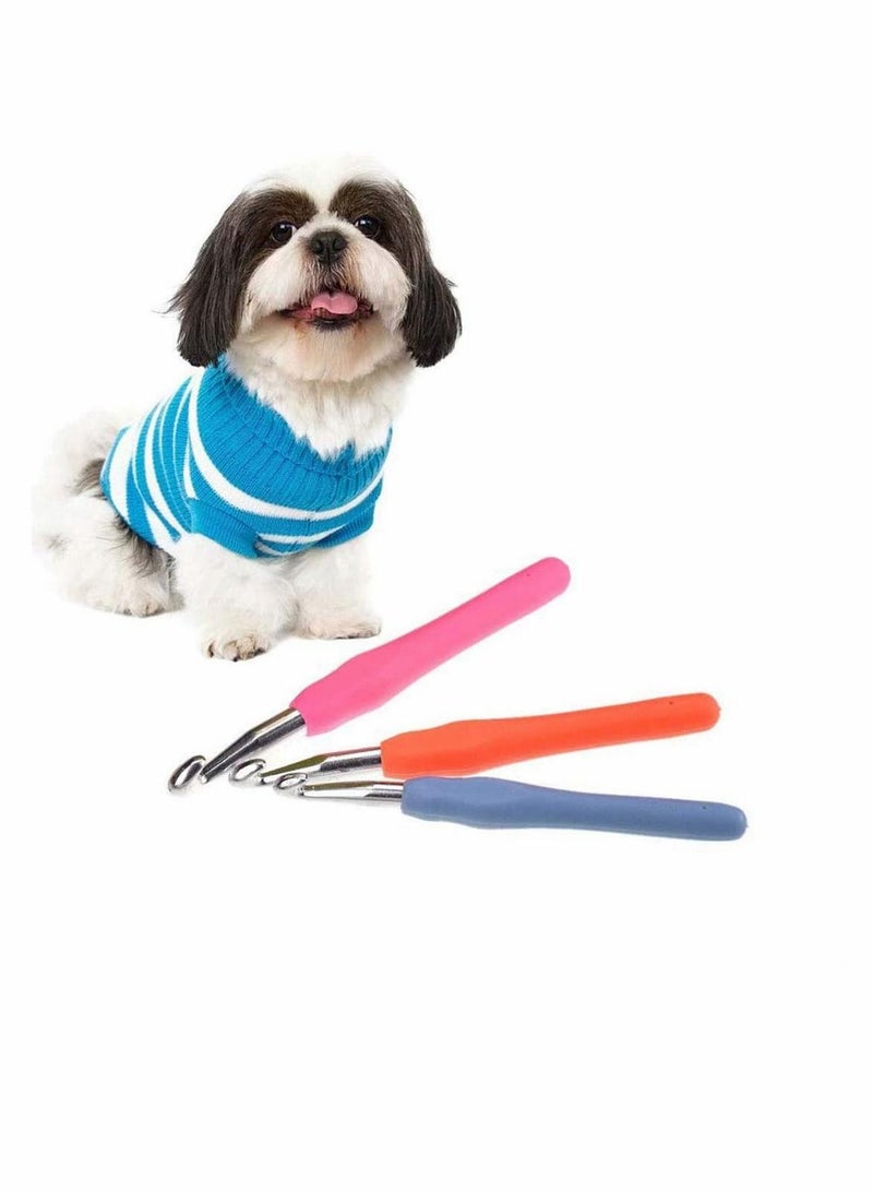 KASTWAVE Crochet Hooks Set, Ergonomic Grip Soft Handles Aluminum Crochet Hook Smooth Knitting Needles Kit with Bag for Arthritic Hands, Extra Long?Knit Needles Weave Yarn Set, Best for Women - Image 4