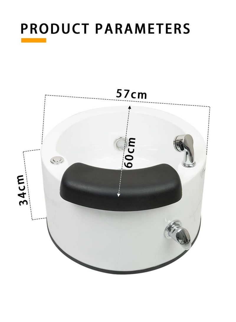 Meishida Foot Tub with Bubble Portable Foot Massager for Salon Manicure Shop - Image 2