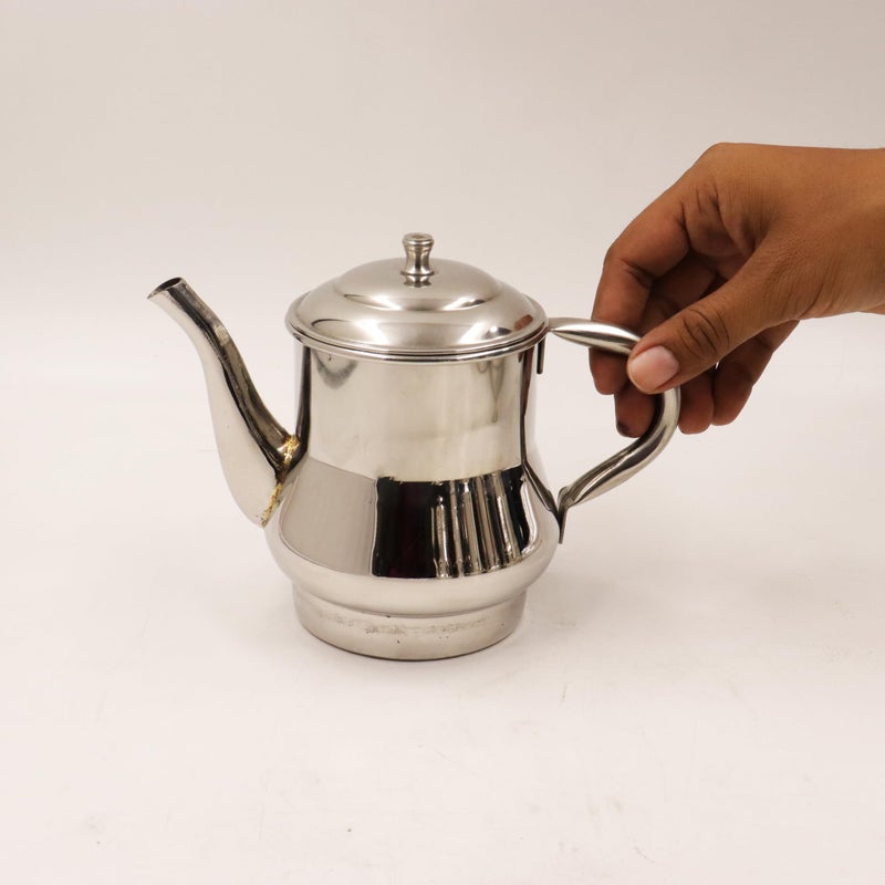 Spillbox Stainless Steel Tea Coffee Kettle|Tea Pot|Serving Kettle|Water Kettle with Lid for Hot|Cold Beverages with Classic Handle-Tea Pot Jaguar size3 - Image 2