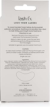 Lash FX Gentle Gel Eye Patches for Lash Extensions 12 Pairs - Image 3