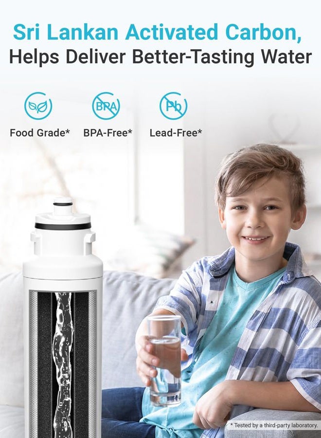 AquaCrest DW2042FR-09 Refrigerator Water Filter, Replacement for Daewoo DW2042FR, Kenmore 46-9130, DW2042FR-09, Aqua Crystal DW2042F-09, FRN-Y22D2V, FRN-Y22D2W, 2 Pack - Image 4