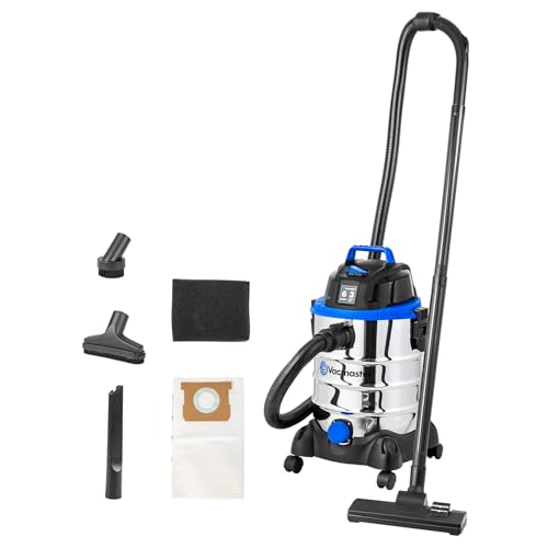 Vacmaster, VQ607SFD, 6 Gallon 3 Peak HP Stainless Steel Wet/Dry Shop Vacuum - Image 1