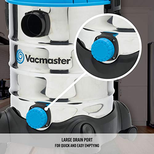 Vacmaster, VQ607SFD, 6 Gallon 3 Peak HP Stainless Steel Wet/Dry Shop Vacuum - Image 5