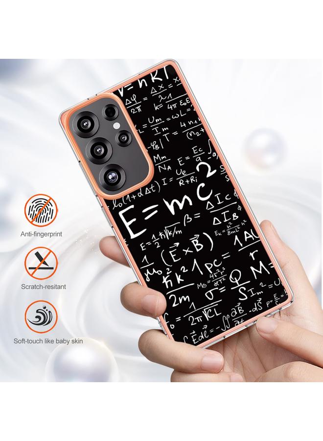 اس-توب جراب لهاتف Samsung Galaxy S25 Ultra 5G، جراب هاتف IMD مزدوج الجوانب من الرخام المطلي بالكهرباء - Image 3