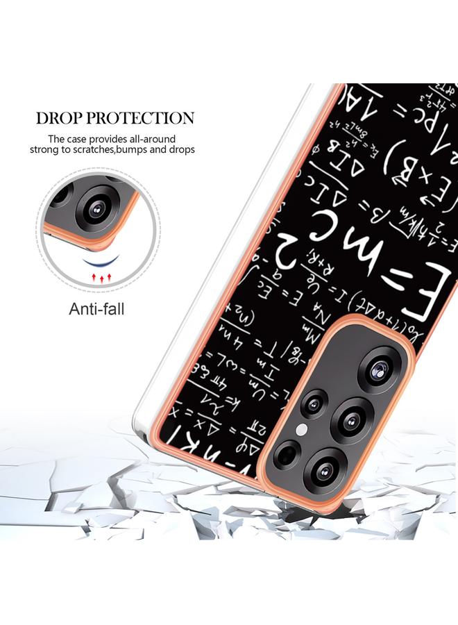 اس-توب جراب لهاتف Samsung Galaxy S25 Ultra 5G، جراب هاتف IMD مزدوج الجوانب من الرخام المطلي بالكهرباء - Image 5