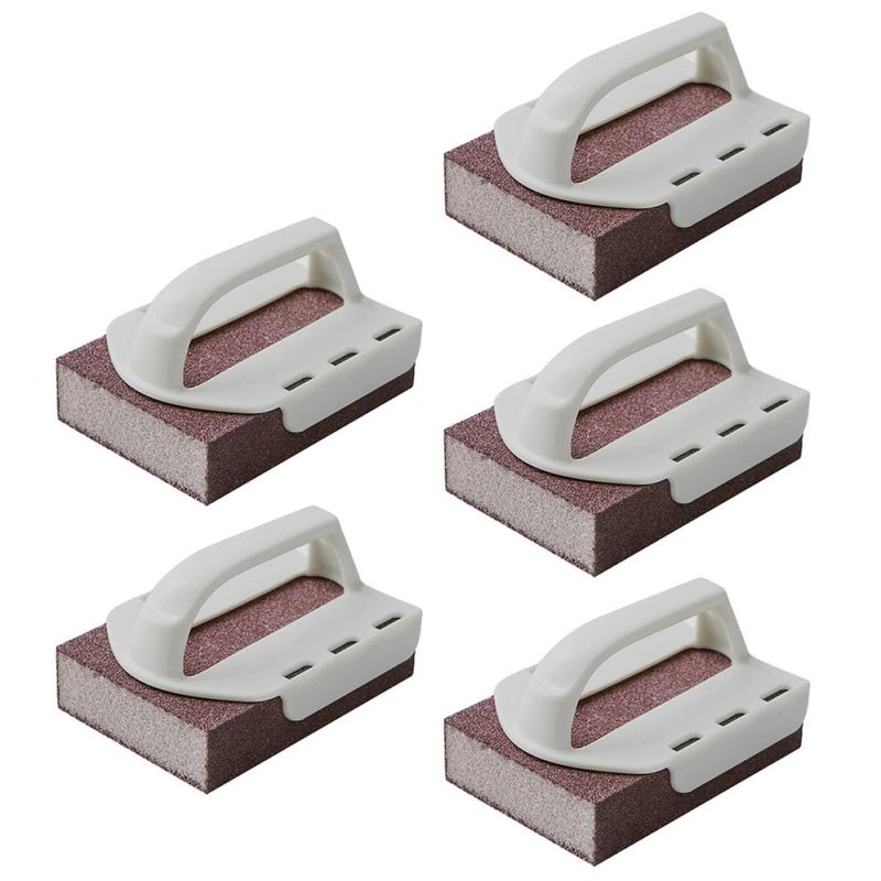 BESTYASH 5 Pack Nano Coarse Sanding Sponges With Handle For Kitchen Cleaning Decontamination And Degreasing Non Stick Pot Scouring Scrubber - Image 2
