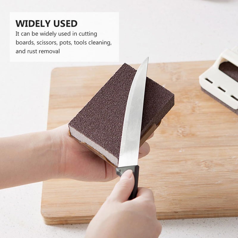 BESTYASH 5 Pack Nano Coarse Sanding Sponges With Handle For Kitchen Cleaning Decontamination And Degreasing Non Stick Pot Scouring Scrubber - Image 5