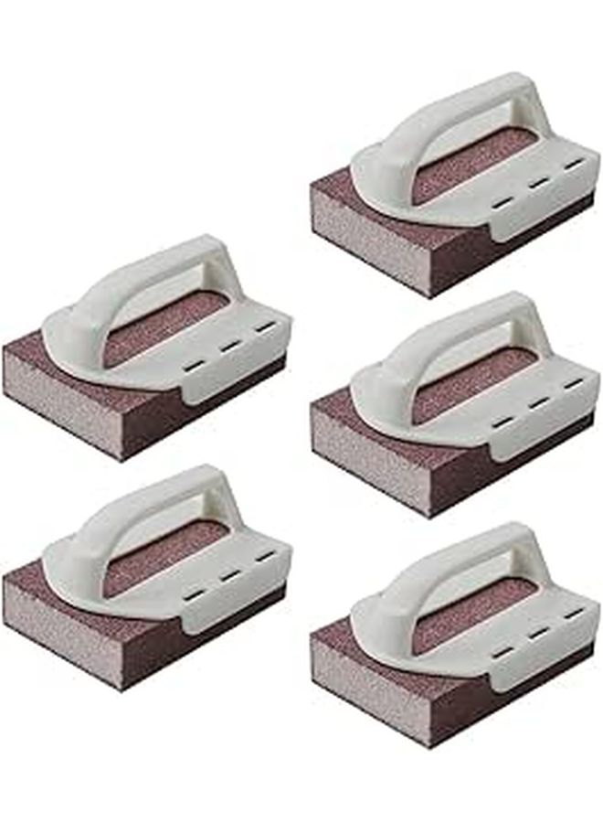 BESTYASH 5 Pack Nano Coarse Sanding Sponges With Handle For Kitchen Cleaning Decontamination And Degreasing Non Stick Pot Scouring Scrubber - Image 1