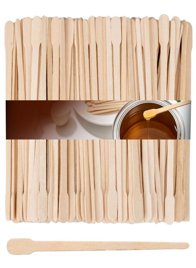 RAQEHO 200Pcs Eyebrow Wax Sticks - Small Wooden Waxing Sticks Wooden Wax Applicator for Nose Eyebrows Lips Hair Removal Waxing Essentials Mini Craft WoodSticks Esthetician Supplies for Home Salon Use - Image 1