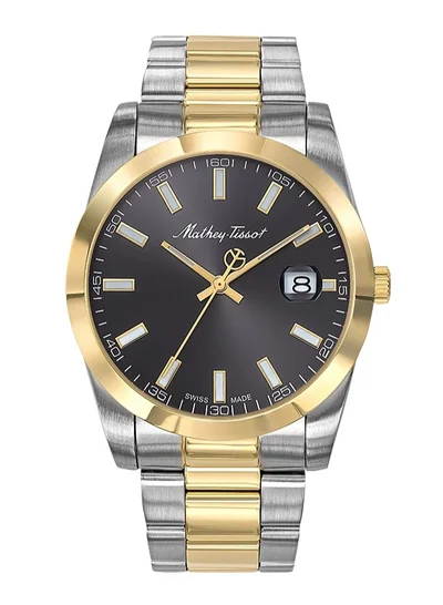 Mathey-Tissot Mathy I Quartz Black Dial Men's Watch H450BN