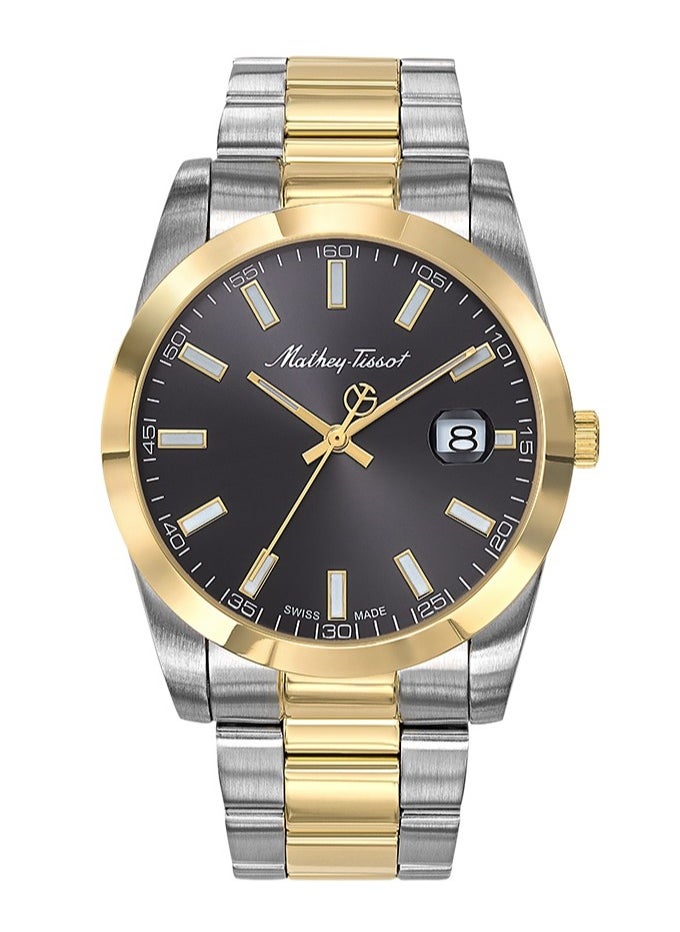 Mathey-Tissot Mathy I Quartz Black Dial Men's Watch H450BN  - Image 1