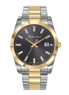 Two-tone (Silver-tone and Yellow Gold PVD)