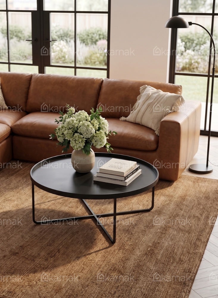 KARNAK Sectovia L-Shape Sectional Sofa Brown - Image 2