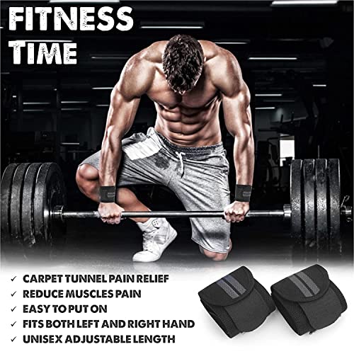 TRUE INDIAN Cotton Wrist Band for Men & Women, Wrist Supporter for Gym Wrist Wrap/Straps Gym Accessories for Men for Hand Grip & Wrist Support While Workout & Muscle Relaxation - Image 3