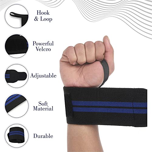 TRUE INDIAN Cotton Wrist Band for Men & Women, Wrist Supporter for Gym Wrist Wrap/Straps Gym Accessories for Men for Hand Grip & Wrist Support While Workout & Muscle Relaxation - Image 2